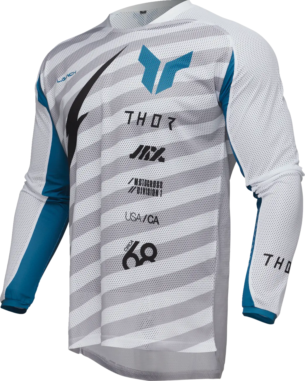 Thor Launchmode Air Raid Jersey - Blue/Gray/White