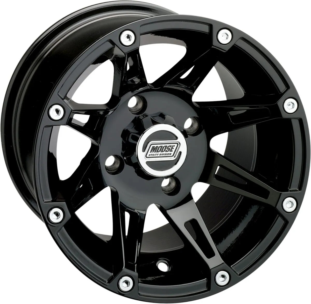 Moose Offroad 387x Wheel - 12 Inch Black