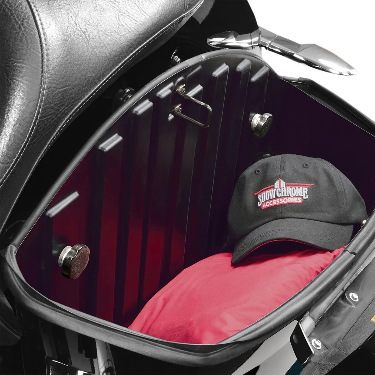 Show Chrome Saddlebag Fasteners - Quick Release