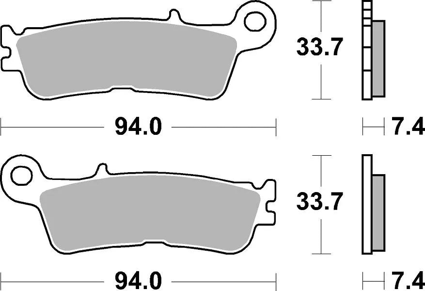 Sbs Rsi Offroad Racing Sintered Brake Pads