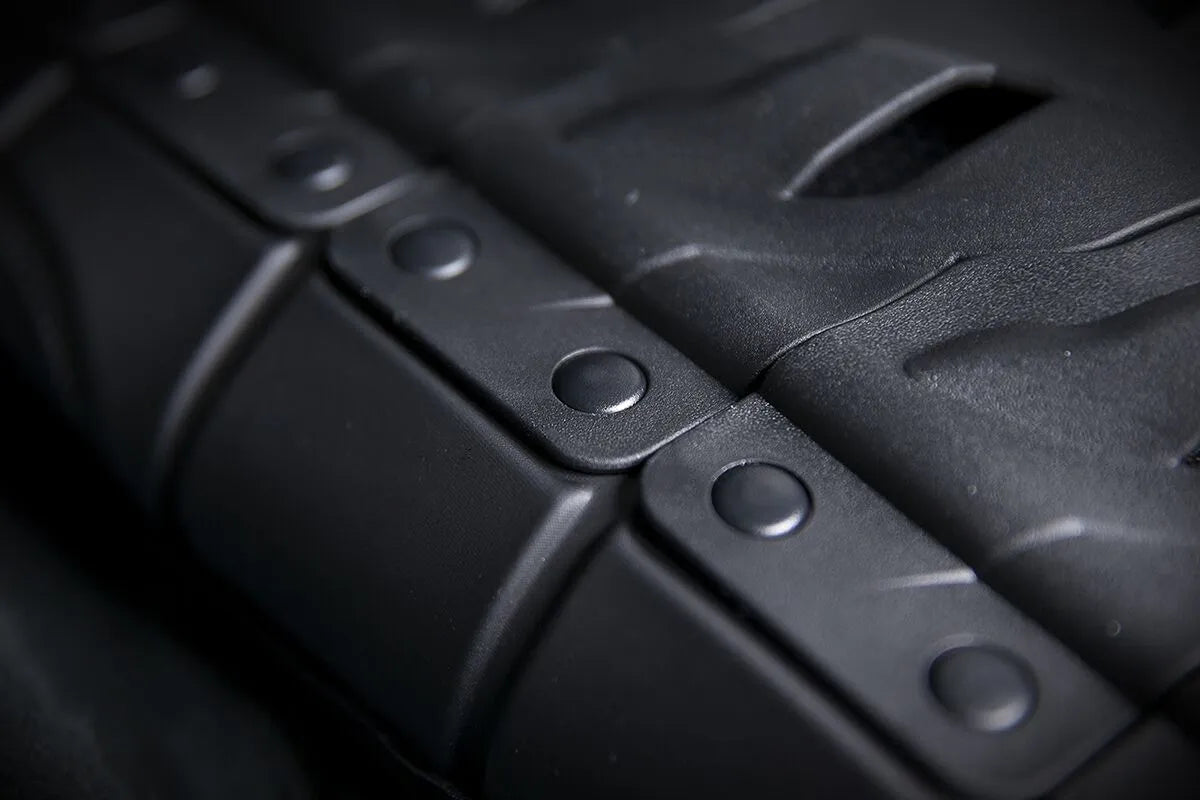 Icon Regulator™ D3o®ipped Leather Vest For Motorcycle Riders - Black