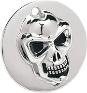 Drag Specialties 3-d Skull Points Cover - Chrome