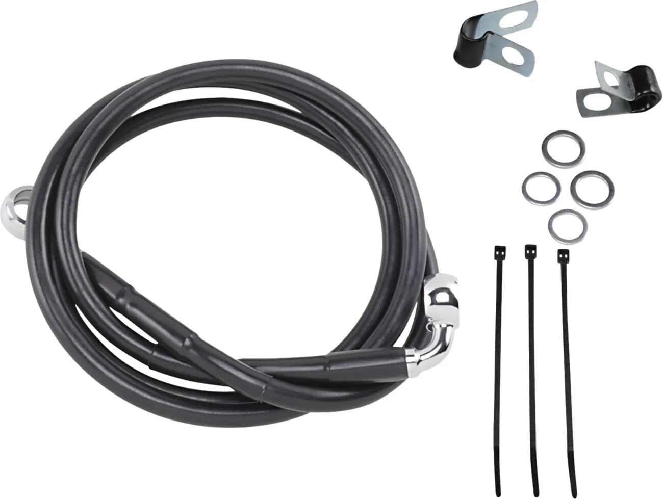 Drag Specialties Extended Brake Line Kit 48"