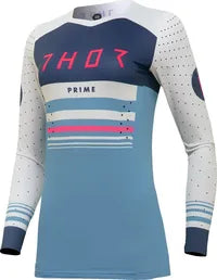 Thor Women's Prime Blaze Jersey - Blue/White