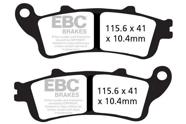 Ebc Vee Semi-sintered Brake Pads