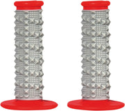 Scar Dual Density Grips - Gray/red