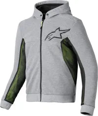 Alpinestars Chrome Air Sport Hoodie - Black/Heather Gray/Yellow