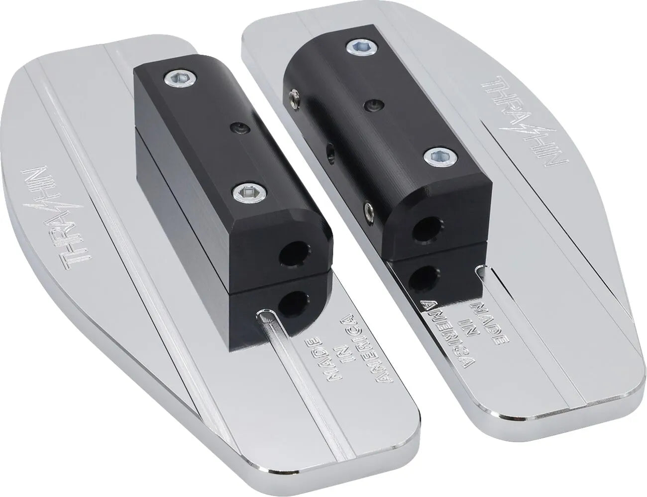 Thrashin Supply Co. Mini Floorboards - Chrome