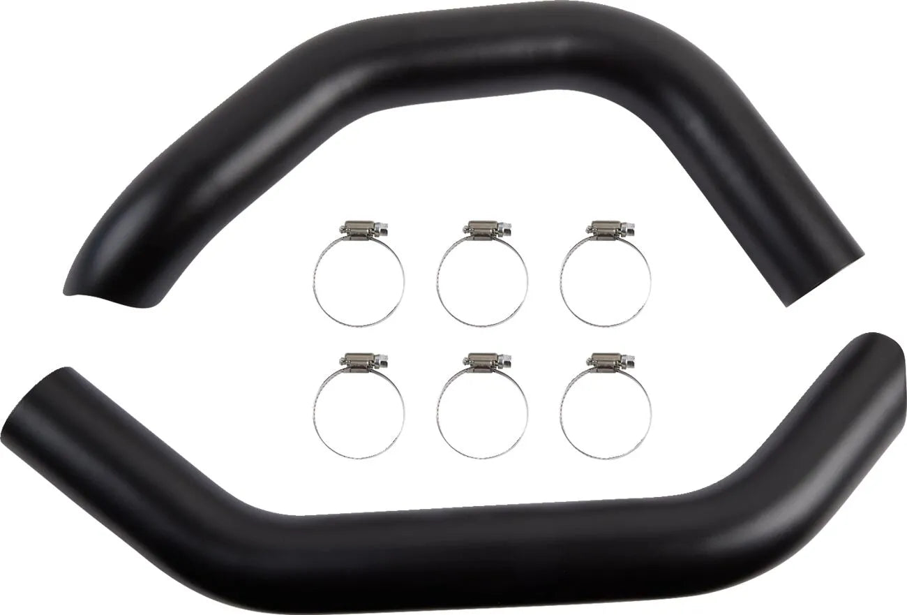 Cobra Heat Shields - Black Powder-coated Stainless Steel