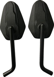 Parts Europe Universal Handlebar Mirrors - Black