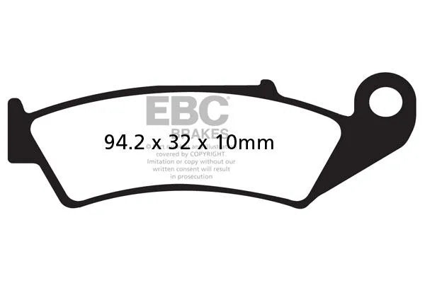 Ebc Organic Base Fa Brake Pads