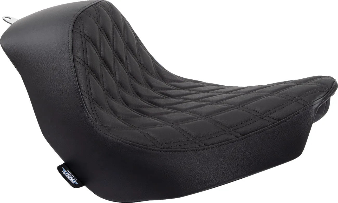 Drag Specialties Solo Seat - Black Vinyl