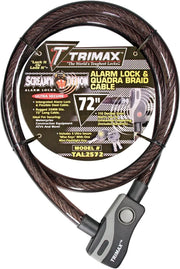 Trimax Alarm Cable Lock For Motorcycles