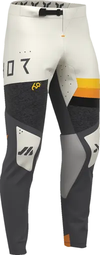 Thor Sportmode League Pants - Orange/White/Yellow/Charcoal Gray