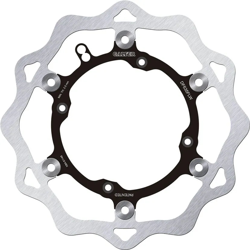 Galfer Brake Rotor For Motorcycle - High Carbon Stainless Steel