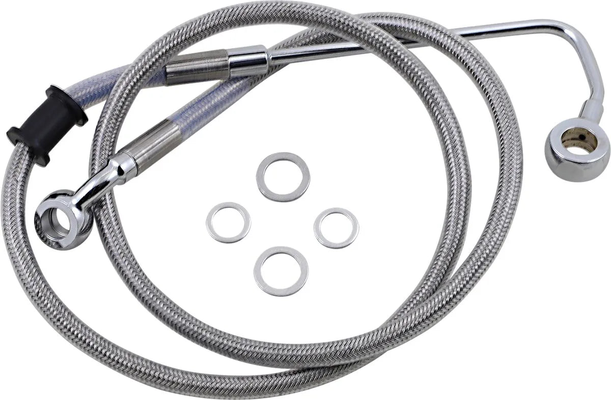 Drag Specialties Extended Brake Line For Abs - 36.75"