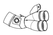 Akrapovic Link Pipe Y-pipe Mid-pipe Collector