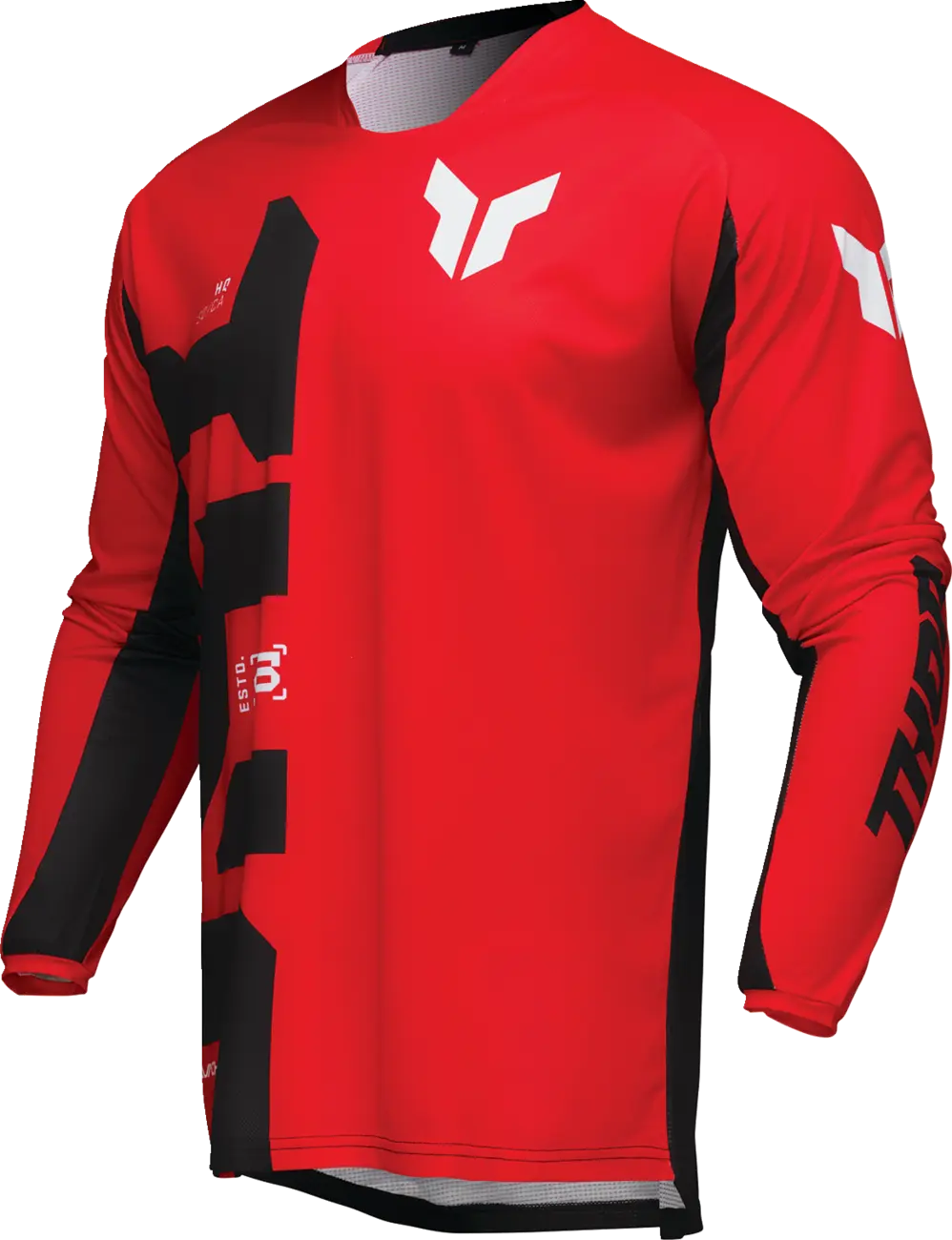 Thor Launchmode Forge Jersey - Black/Red/White