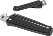 Ciro Rail Foot Pegs - Chrome & Black