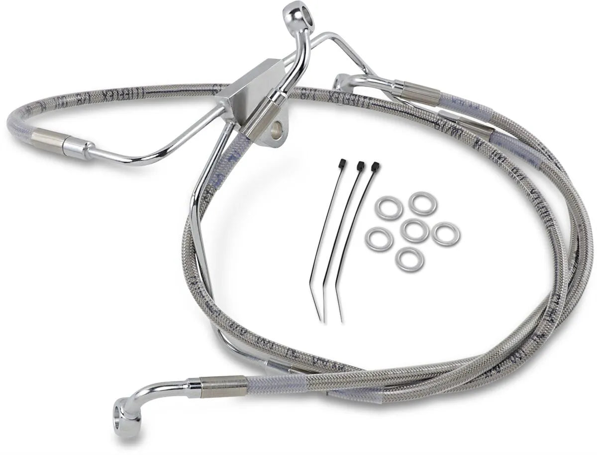 Drag Specialties Extended Brake Line Kit For Abs Models