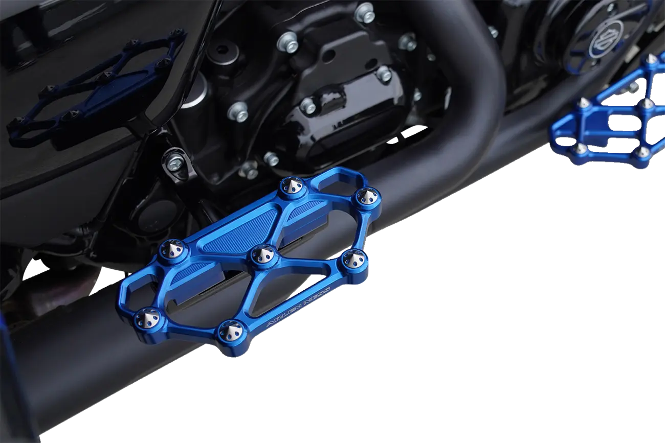 Arlen Ness Diamond Floorboards - Blue