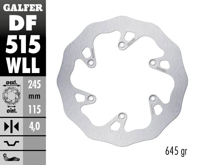 Galfer Wave Brake Rotor For Motorcycles