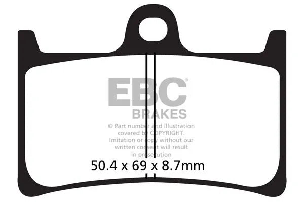 Ebc Sfa Series Organic Brake Pads For Scooters