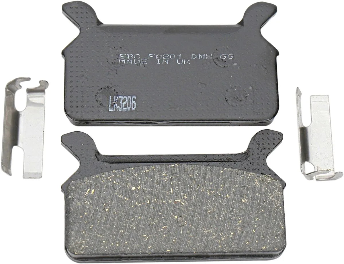 Ebc Fa201 Organic Brake Pads For Harley-davidson & Buell