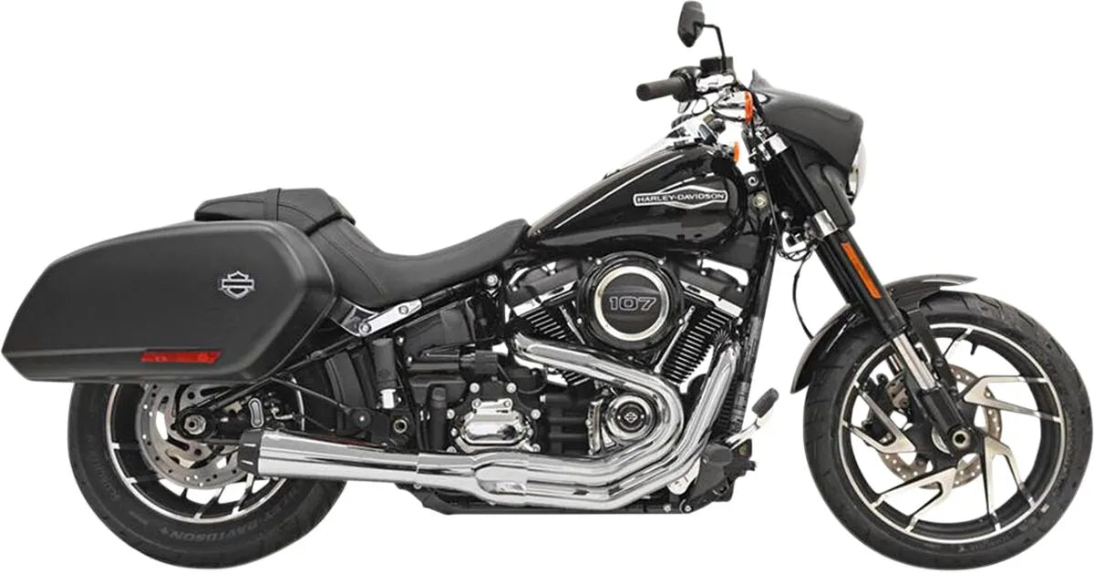 Bassani Xhaust 2-into-1 Road Rage Exhaust System Chrome