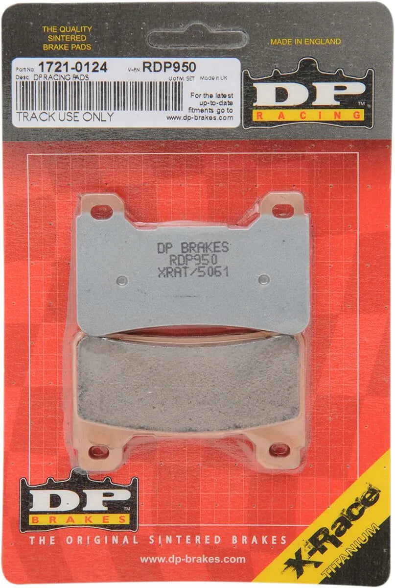 Dp Brakes Rdp X-race Titanium Sintered Brake Pads