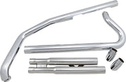 Cobra Speedster Slashdown Exhaust System - Chrome 2-into-2