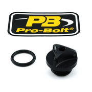 Pro Bolt Aluminium Oil Filler Cap - Black
