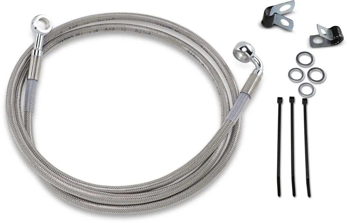 Drag Specialties Extended Brake Line Kit - Stainless Steel