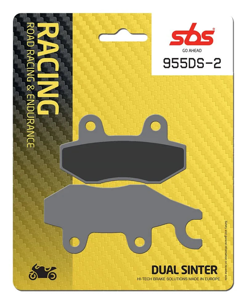 Sbs Ds Racing Dual Sintered Brake Pads Set