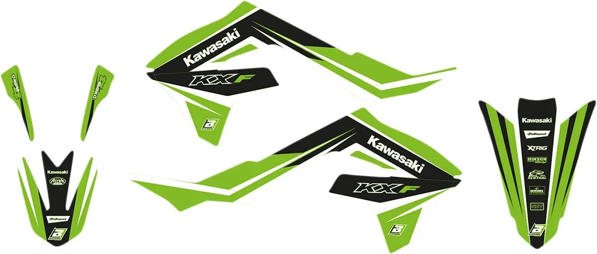 Blackbird Racing Graphics Kit With Seat Cover Kawasaki