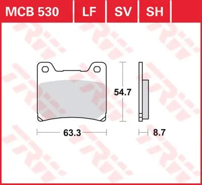 Trw All Round Sintered Metal Brake Pads Set Of 2