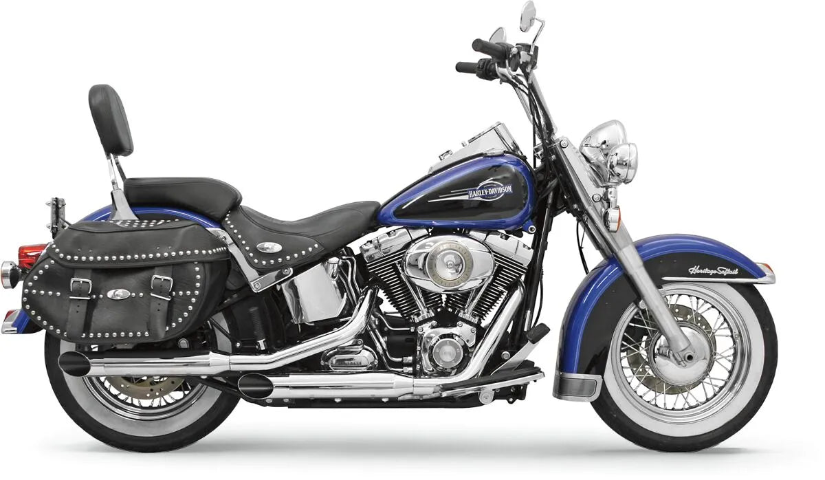 Bassani Xhaust Firepower Series Slip-on Mufflers Chrome