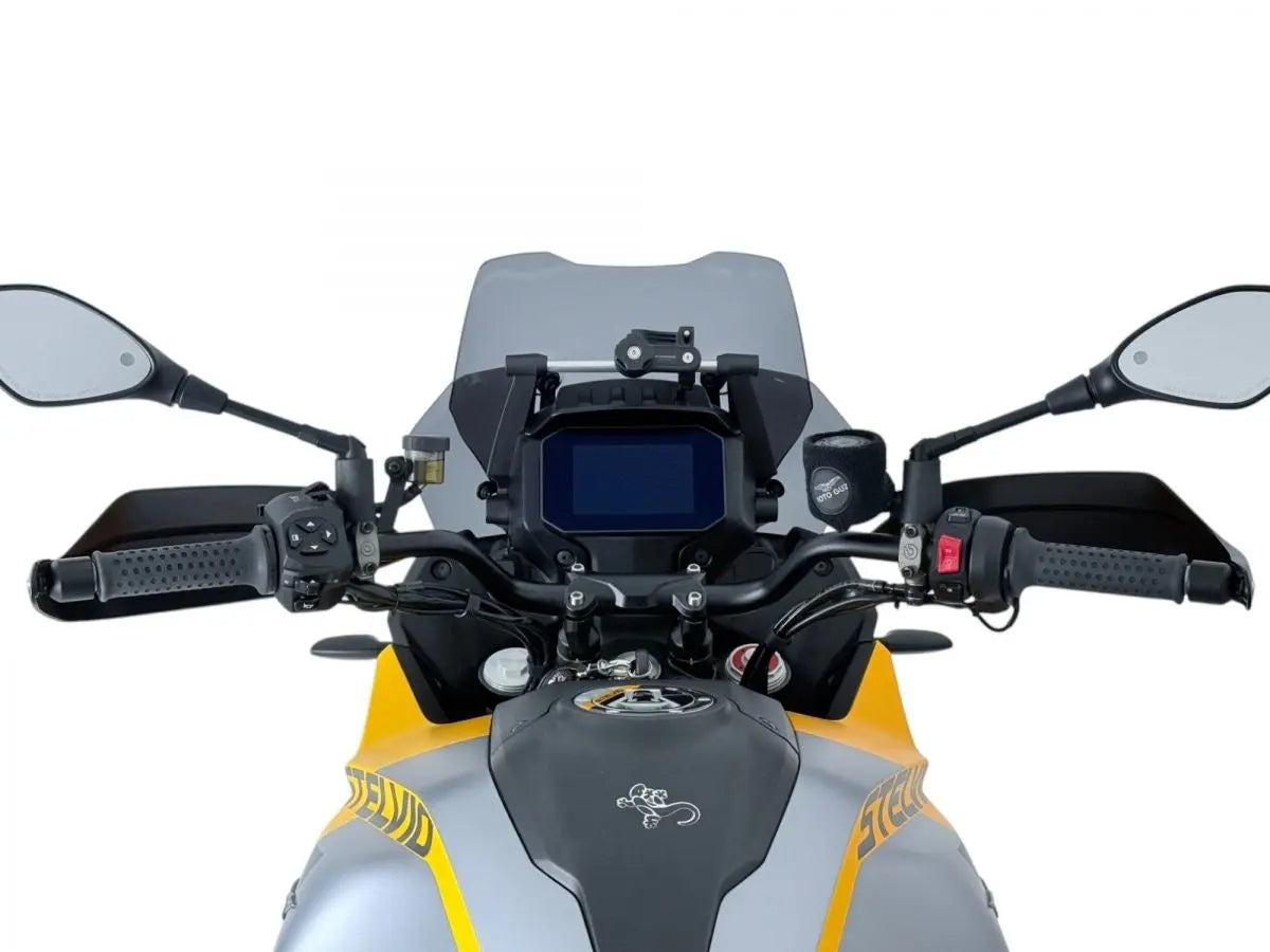 Wrs Side Deflectors Moto Guzzi Stelvio - Dark Smoke
