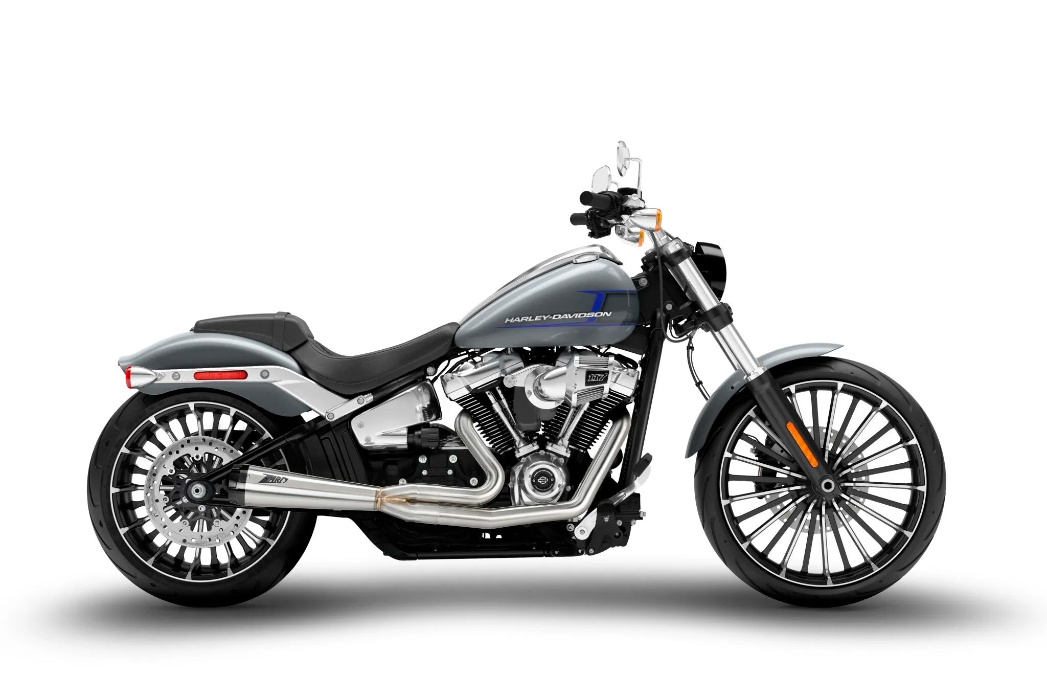 Zard 2:1 Full Exhaust System For H-d Softails