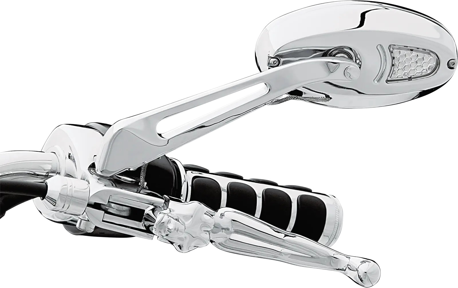 Kuryakyn Turn Signal Mirrors - Chrome Led