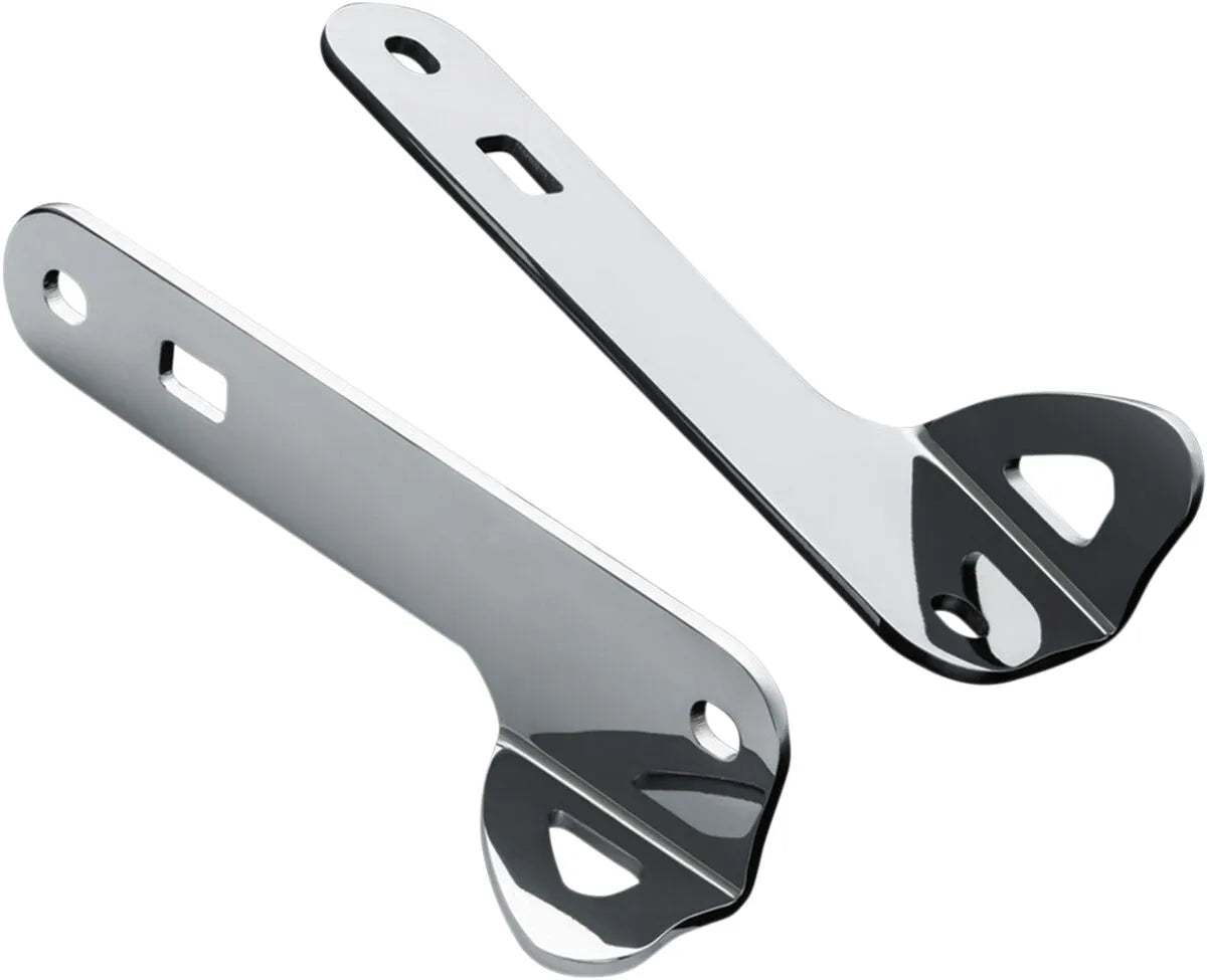 Kuryakyn Custom Teardrop Tie-down Brackets Chrome