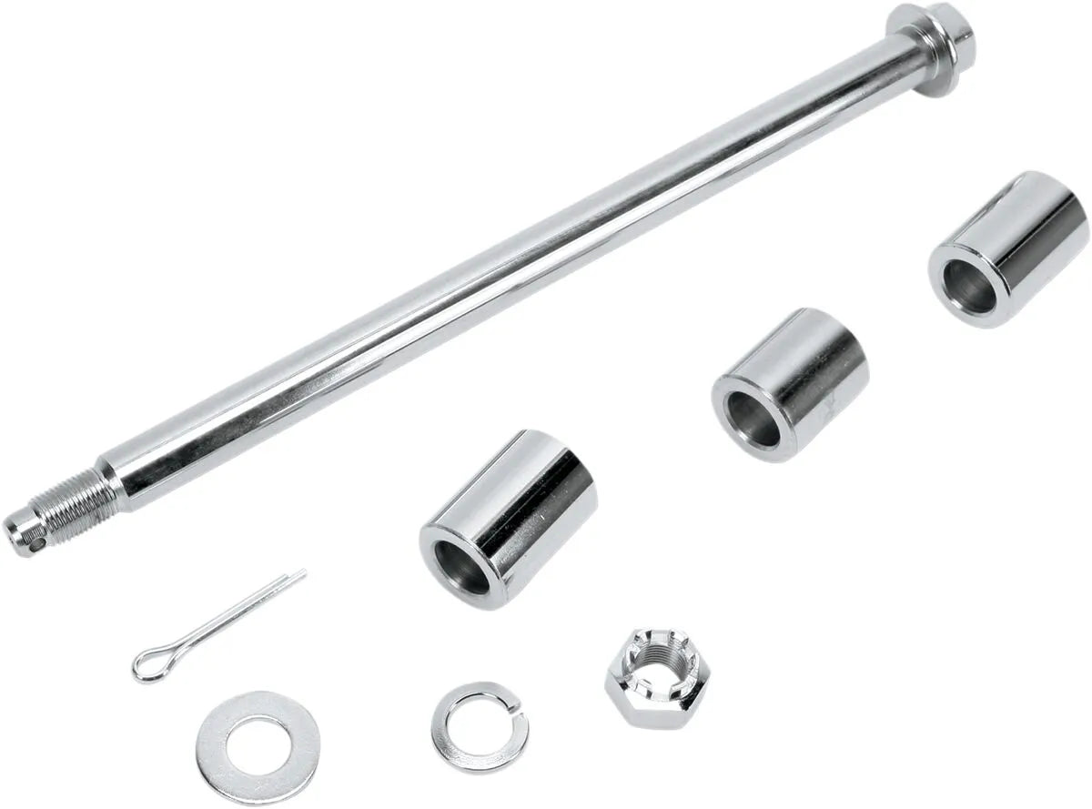 Drag Specialties Rear Axle Kit - 13" Chromoly Steel