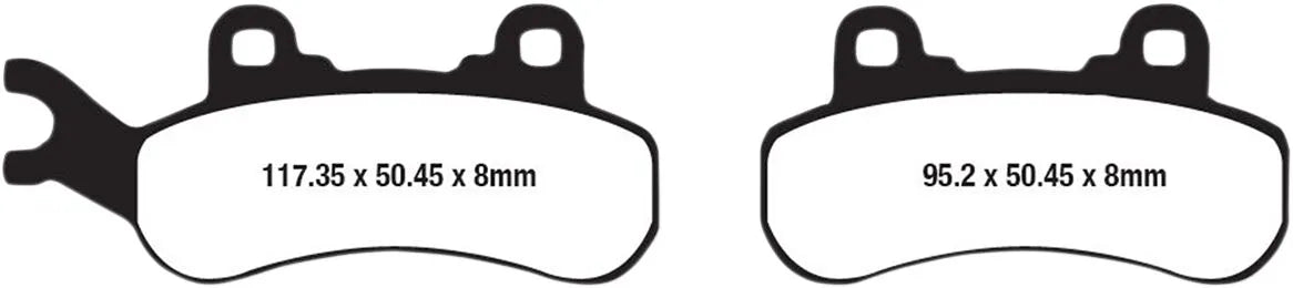 Ebc Long-life Sintered "R" Brake Pads