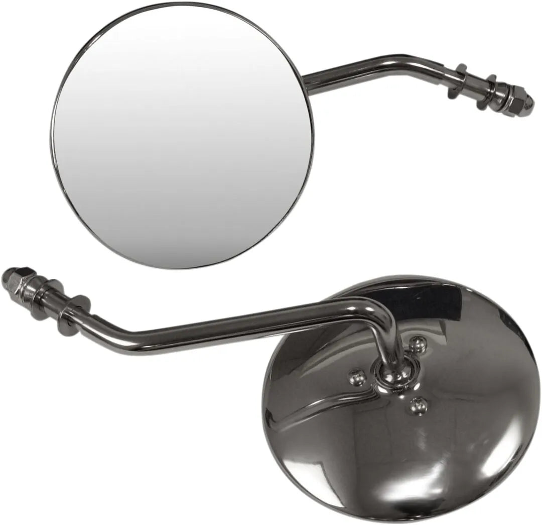 Emgo Chrome Universal Steel Motorcycle Mirror