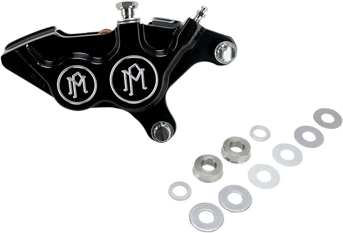 Performance Machine Four-piston Caliper For Front Right