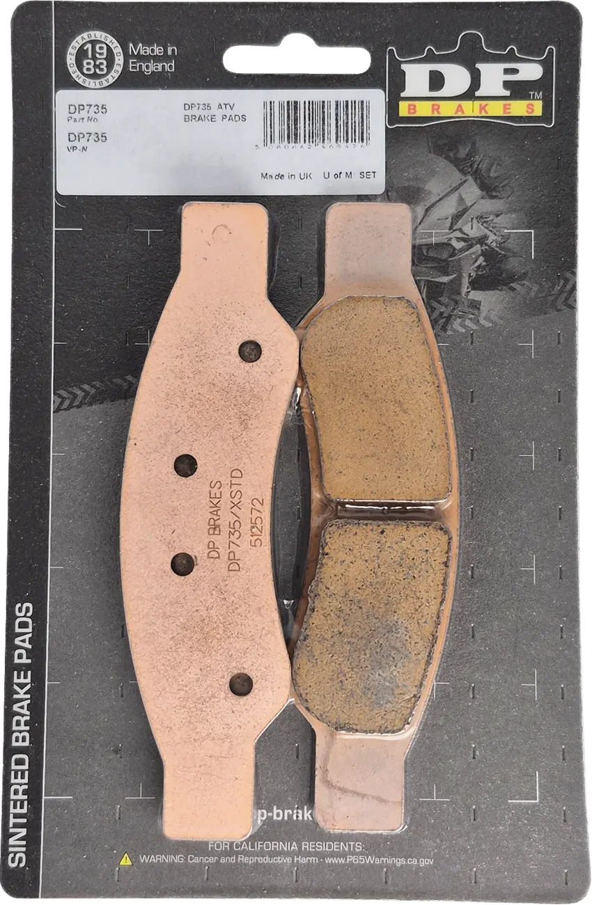 Dp Brakes Atv/utv Sintered Metal Brake Pads