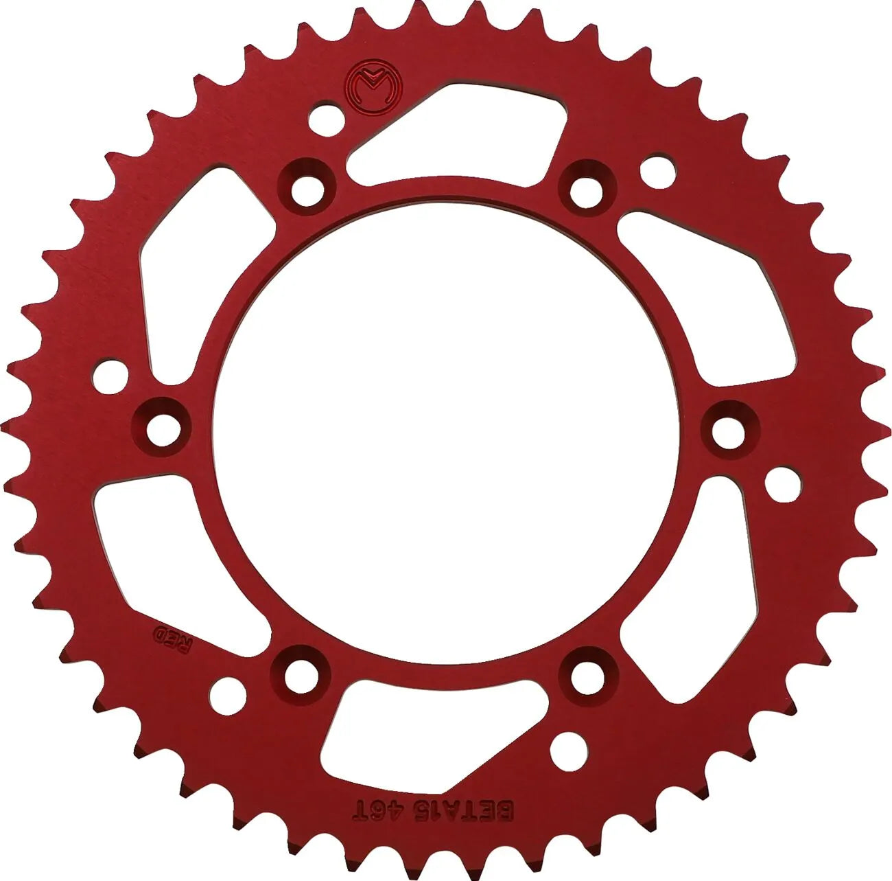 Moose Offroad Aluminum Rear Sprocket 46t Red