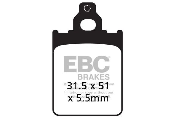 Ebc Sfac Carbon Scooter Brake Pads For Enhanced Durability