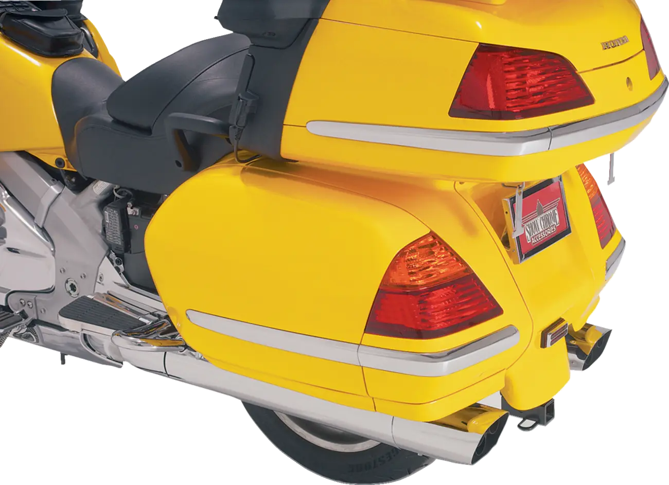 Show Chrome Saddlebag Molding - Chrome Abs Inserts