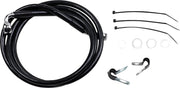 Drag Specialties Extended Black Vinyl Brake Line Kit